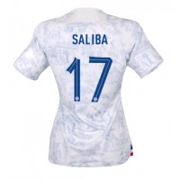 Frankrike William Saliba #17 Bortatröja Kvinnor VM 2022 Korta ärmar
